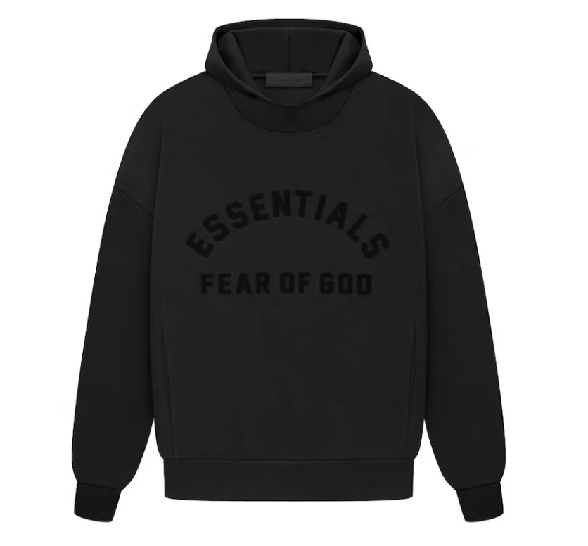 Fear of God Essentials Hoodie Jet Black