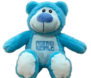 Travis Scott Astro World Plush Bear Blue