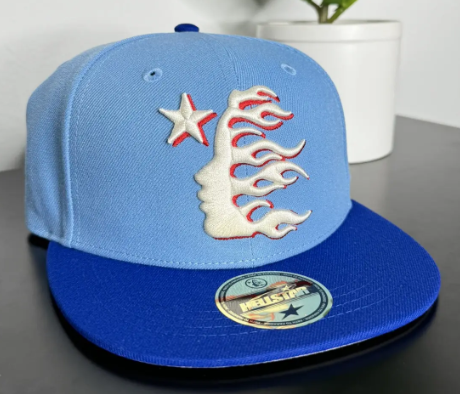 Hellstar Baseball Fitted Light Blue