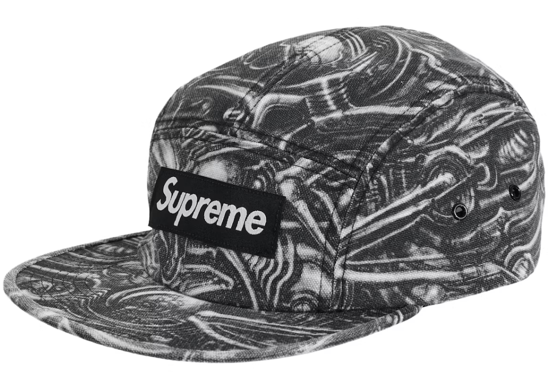 Supreme H.R. Giger Camp Cap Black