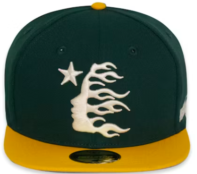 Hellstar Baseball Fitted Hat Green