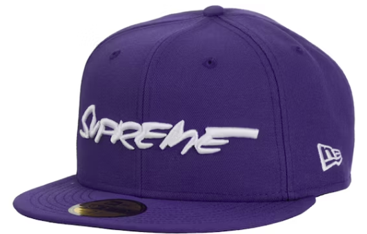 Supreme Futura New Era Fitted Hat Purple