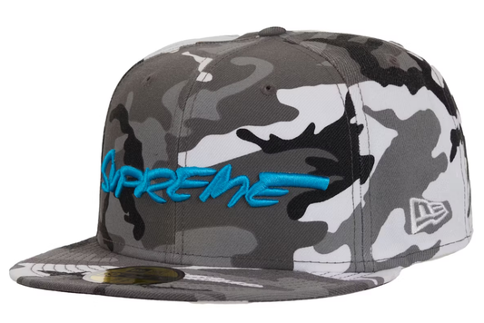 Supreme Futura New Era Fitted Hat Snow Camo