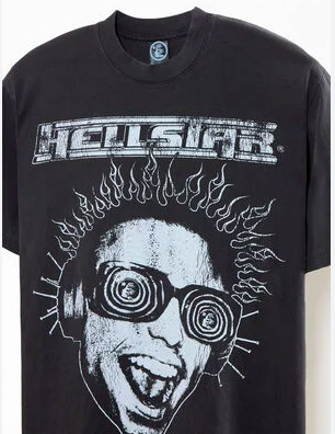 Hellstar Face Tee Black