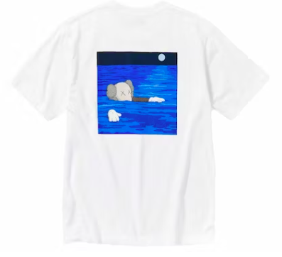 Kaws x Uniqlo Artbook Cover Tee White