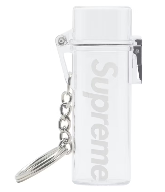 Supreme Waterproof Lighter Case Keychain Clear