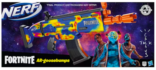 Travis Scott Cactus Jack Fortnite Nerf Elite Dart Blaster