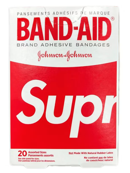 Supreme x Band Aid Adhesive Bandages (Box of 20)