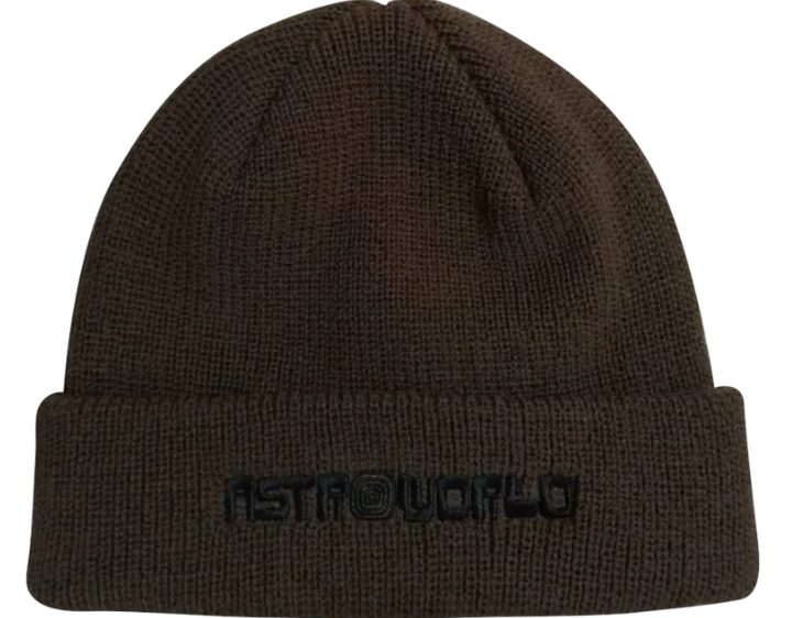 Travis Scott Astroworld Beanie Brown