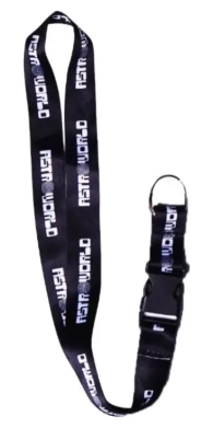 Travis Scott Astroworld Lanyard Black/White