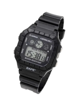 BAPE Bapex Digital Watch Black