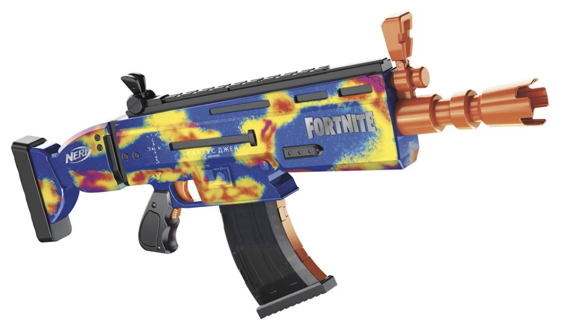 Travis Scott Cactus Jack Fortnite AR-Goosebumps Nerf Elite Dart Blaster