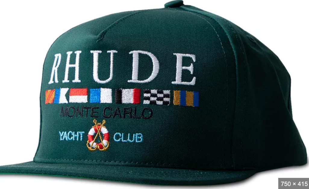 Rhude Yacht Club Hat Green