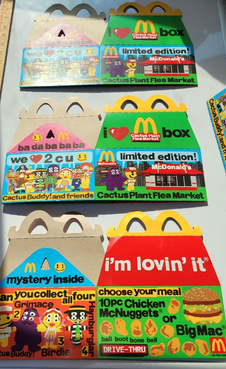 Cactus Plant Flea Market McDonalds Happy Meal Box