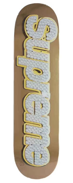 Supreme Bling Box Logo Skateboard Deck (SS22)