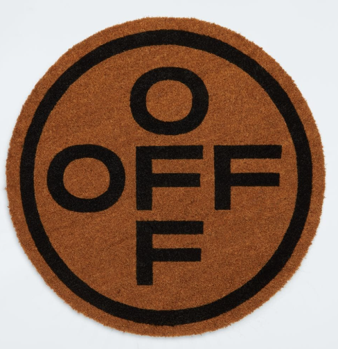 OFF-WHITE Tan Off Doormat