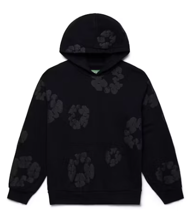 Denim Tears Wreath Hoodie Black