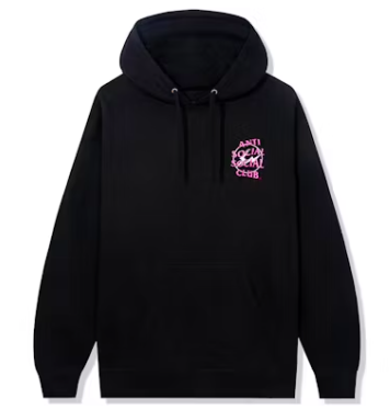 ASSC x Fragment Precious Petals Black/Pink Hoodie