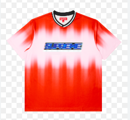 Supreme Blur Soccer Jersey Red