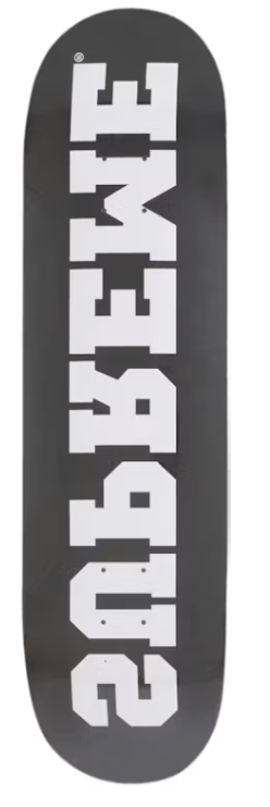 Supreme Reverse Skate Deck Black
