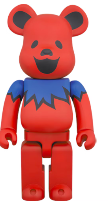 Bearbrick 400% Grateful Dead Red