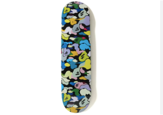 Bape Skate Deck Multi Camo Black