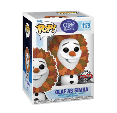 Funko pop Olaf as Simba