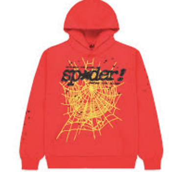 SP5DER Red Punk Hoodie