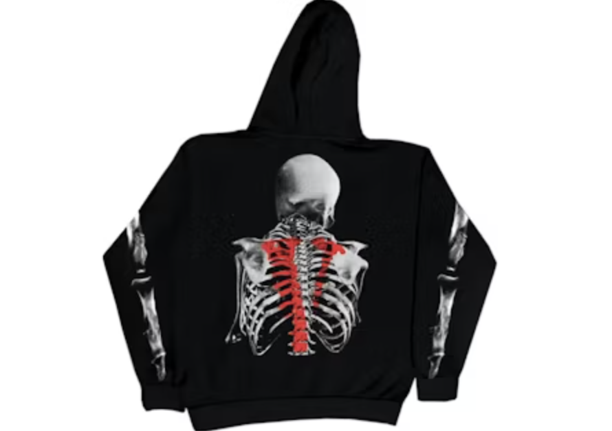 Vlone NBA YoungBoy Skeleton Hoodie